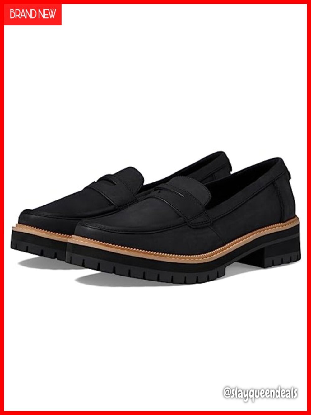 Leather Loafers with CloudBound Insole Cushioned Comfort Slip-On